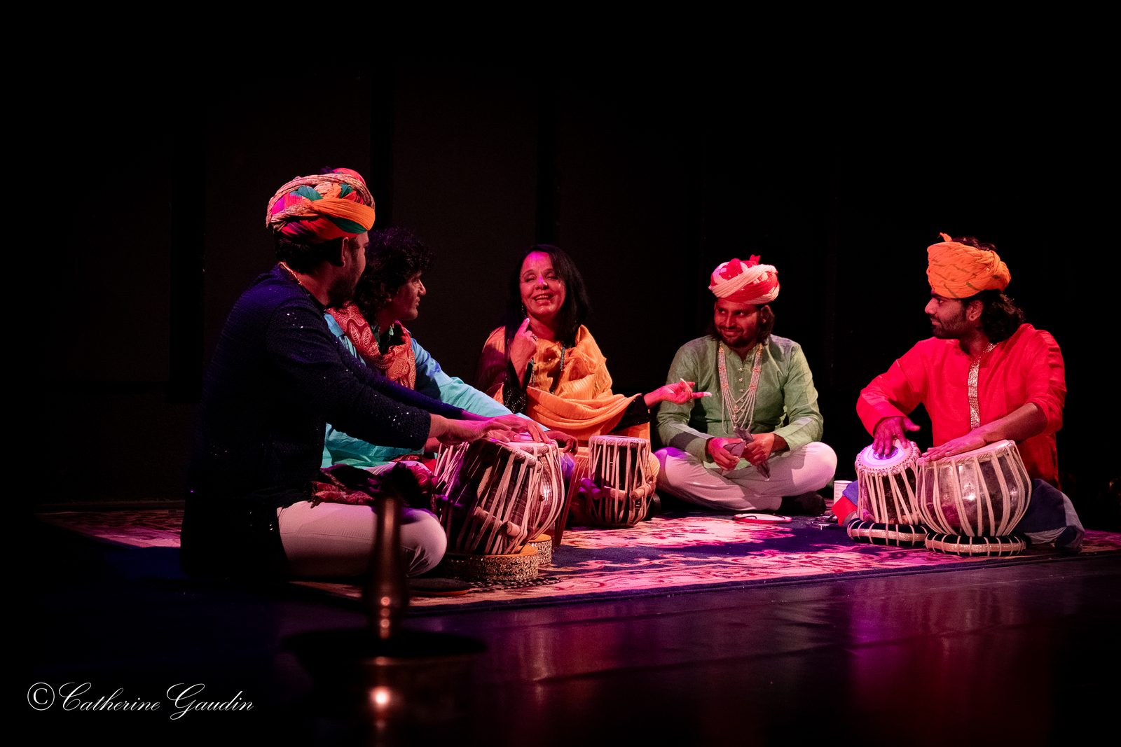 Concert au Centre Mandapa avec tablas et chant